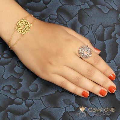925 STERLING SILVER -SACRAL GOOD KARMA RING - Gemstone Silver Jewelry