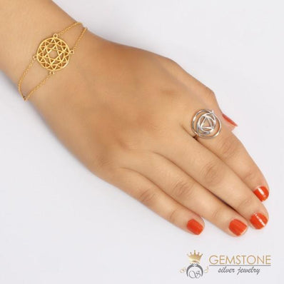 925 STERLING SILVER -BROW CHAKRA RING - Gemstone Silver Jewelry