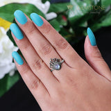 Moonstone Ring-Magic Crown - Gemstone Silver Jewelry