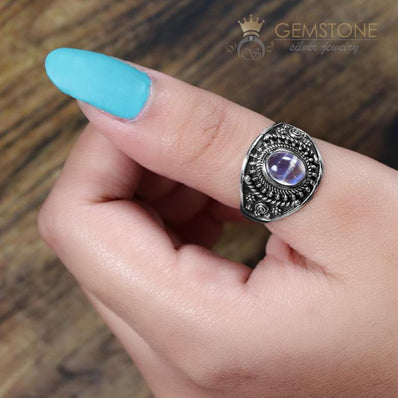 Moonstone Ring-Luna Daze