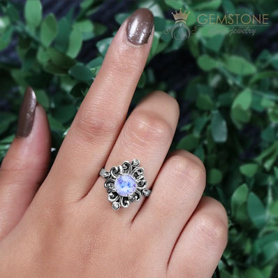Moonstone Ring-Ancient Vampire