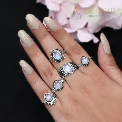 Moonstone Ring-Love & Life