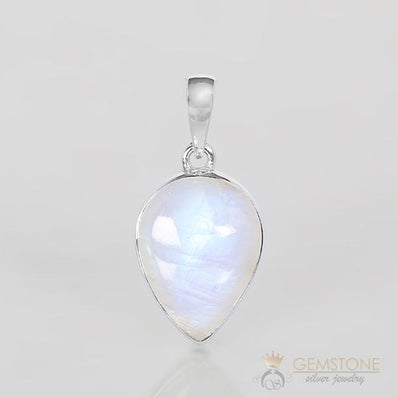 Moonstone Pendant-Orbit Teardrop