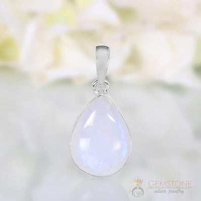 Moonstone Pendant-Dropping Wisdom