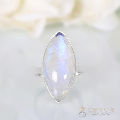 Moonstone Ring-Edged Poise