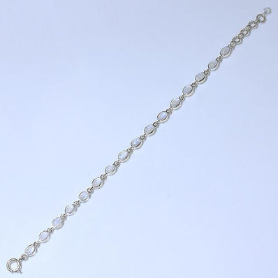 Moonstone Bracelet-Enchanting Adonis - Gemstone Silver Jewelry