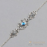 Moonstone Bracelet-Mystical Bouque - Gemstone Silver Jewelry