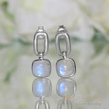 Moonstone Earring-Secret Resolve - Gemstone Silver Jewelry