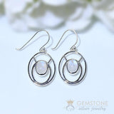 Moonstone Earring-Helene Sterling - Gemstone Silver Jewelry