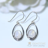 Moonstone Earring-Majestic Force - Gemstone Silver Jewelry