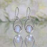 Moonstone Earring-Majestic Force - Gemstone Silver Jewelry