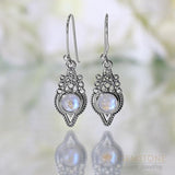 Moonstone Earring-Radiant Angel - Gemstone Silver Jewelry