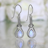 Moonstone Earring-Valour - Gemstone Silver Jewelry