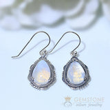 Moonstone Earring-Whimsical Diva - Gemstone Silver Jewelry