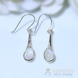 Moonstone Earring-Callisto - Gemstone Silver Jewelry