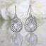 Moonstone Earring-Celestial Drop