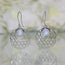 Moonstone Earring-Lunar Mesh