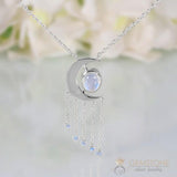 Moonstone Necklace-Magic Moon - Gemstone Silver Jewelry