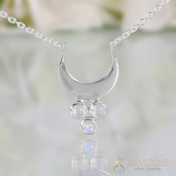 Moonstone Necklace-Moon Magick - Gemstone Silver Jewelry