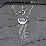 Moonstone Necklace-Moon Child - Gemstone Silver Jewelry