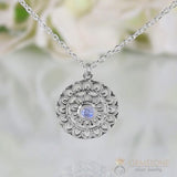 Moonstone Necklace-Moon Trance - Gemstone Silver Jewelry