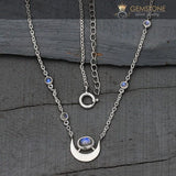 Moonstone Necklace-Old Soul - Gemstone Silver Jewelry