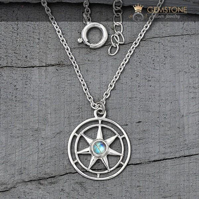 Moonstone Necklace-Spirit Keeper - Gemstone Silver Jewelry
