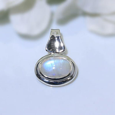 Moonstone Pendant-Angelic Prestige - Gemstone Silver Jewelry