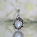 Moonstone Pendant-Centurion - Gemstone Silver Jewelry