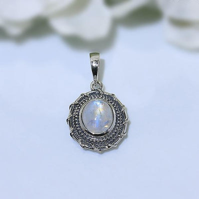 Moonstone Pendant-Centurion - Gemstone Silver Jewelry