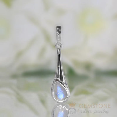 Moonstone Pendant-Heavenly Spirit - Gemstone Silver Jewelry