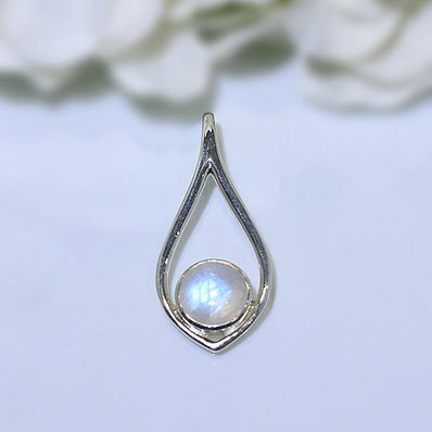 Moonstone Pendant-Moonchild - Gemstone Silver Jewelry