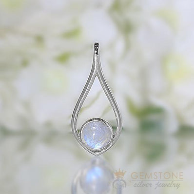 Moonstone Pendant-Moonchild - Gemstone Silver Jewelry
