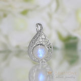 Moonstone Pendant-Patrician - Gemstone Silver Jewelry