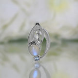 Moonstone Pendant-Profound Divinity - Gemstone Silver Jewelry