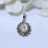 Moonstone Pendant-Sacred Moon - Gemstone Silver Jewelry