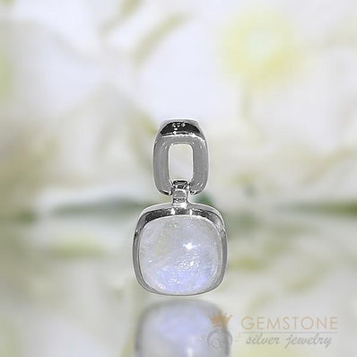 Moonstone Pendant-Secret Resolve - Gemstone Silver Jewelry
