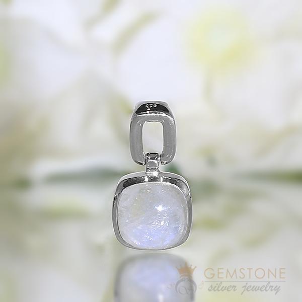 Moonstone Pendant-Secret Resolve - Gemstone Silver Jewelry