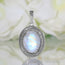 Moonstone Pendant-Silent Crescent