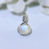 Moonstone Pendant-Twisted Tale - Gemstone Silver Jewelry