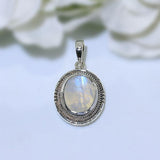 Moonstone Pendant-Victorious Princess - Gemstone Silver Jewelry