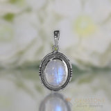Moonstone Pendant-Victorious Princess - Gemstone Silver Jewelry