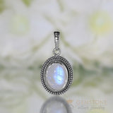 Moonstone Pendant-Virtue Of Moon - Gemstone Silver Jewelry
