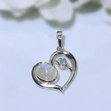 Moonstone Pendant-Compassion - Gemstone Silver Jewelry