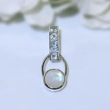 Moonstone Pendant-Love Locked - Gemstone Silver Jewelry
