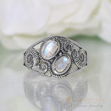 Moonstone Ring-Watchful Protector