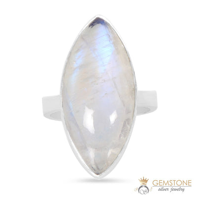 Moonstone Ring-Edged Poise