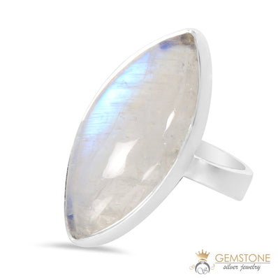 Moonstone Ring-Edged Poise