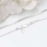 Sterling Silver Chain-Interlocked Boxes