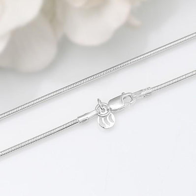 Sterling Silver Chain-Snake's Charm